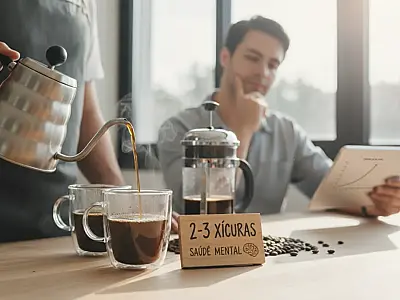O consumo moderado de café ajuda a estimular a dopamina e protege o sistema nervoso a longo prazo.