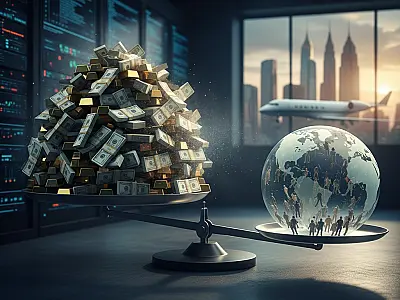 Relatório da Oxfam aponta que trilhões de dólares são ocultados em contas offshore anualmente.