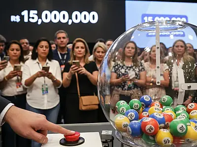 O sorteio da Mega-Sena acontece no Espaço da Sorte em São Paulo com transmissão ao vivo pelas redes sociais.