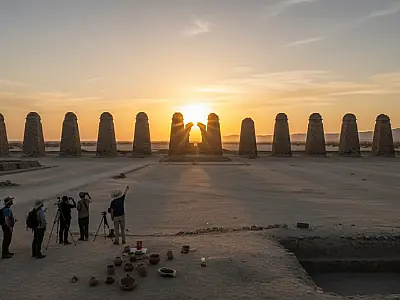 As treze torres de Chankillo, no Peru, formam o observatório solar mais antigo das Américas.