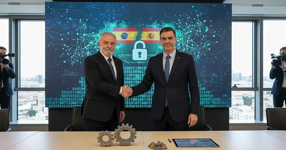Brasil e Espanha fecham cerco contra o "colonialismo digital" em novo pacto estratégico