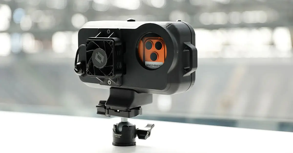 Estádio Arena da Baixada durante teste de tecnologia de impedimento semiautomático