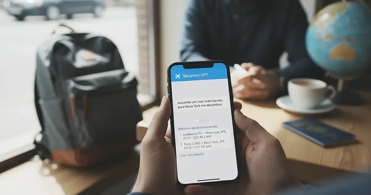 ChatGPT agora pesquisa passagens aéreas e compara preços em tempo real com ajuda do Skyscanner