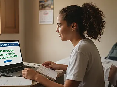 Estudantes ganham prazo extra para solicitar isenção da taxa do Enem 2026 através do portal Gov.br.