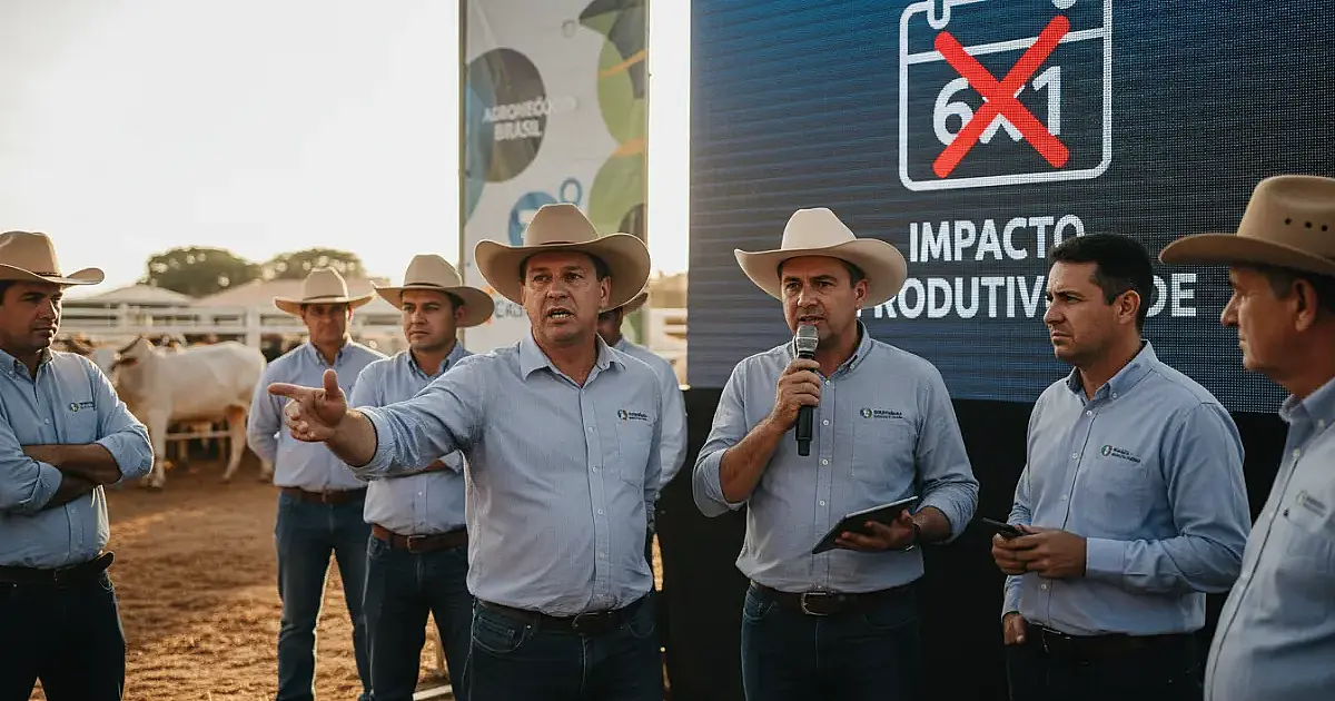 Fim da escala 6x1: agronegócio alerta para 'consequências graves' e pede debate econômico