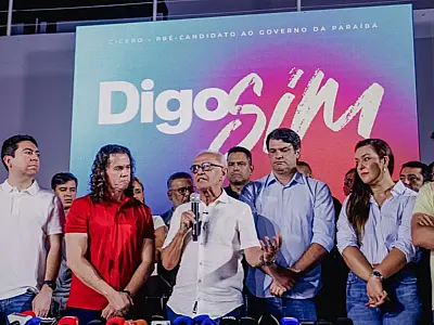 Cícero Lucena anuncia renúncia da Prefeitura de João Pessoa para disputar o governo da Paraíba.