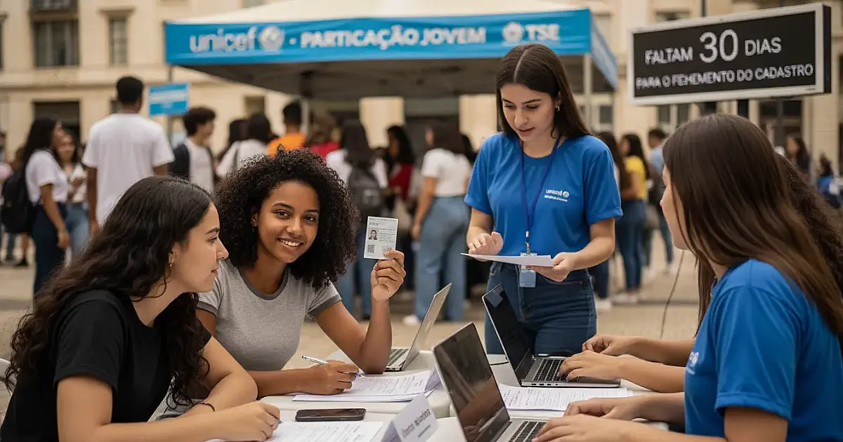 Unicef lança mobilização nacional para atrair voto de adolescentes em 2026