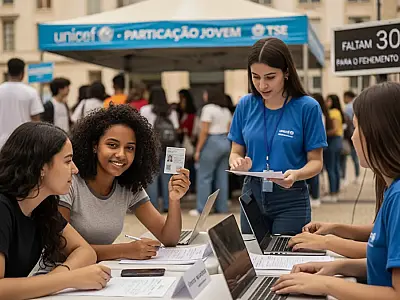 Campanha do Unicef em parceria com o TSE busca ampliar a representatividade jovem nas urnas para as eleições de 2026.
