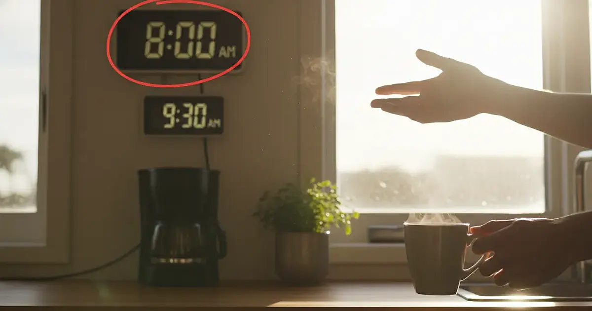 O 'erro' do café às 8h: Por que esperar 90 minutos para a primeira xícara transforma seu dia