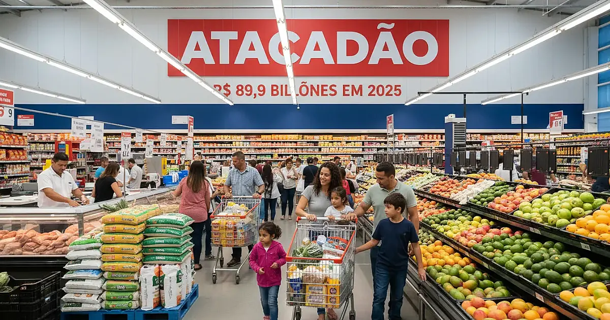 Atacadão chega aos R$ 90 bilhões e lidera a consolidação do atacarejo no Brasil