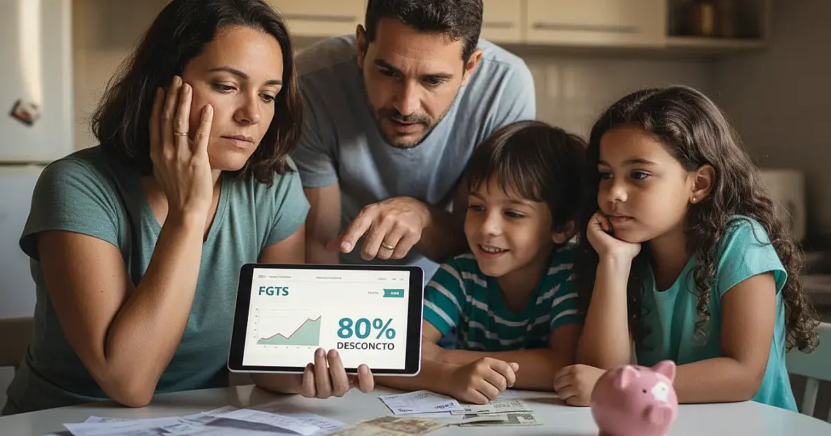 FGTS para limpar o nome: Proposta prevê descontos de 80% em dívidas