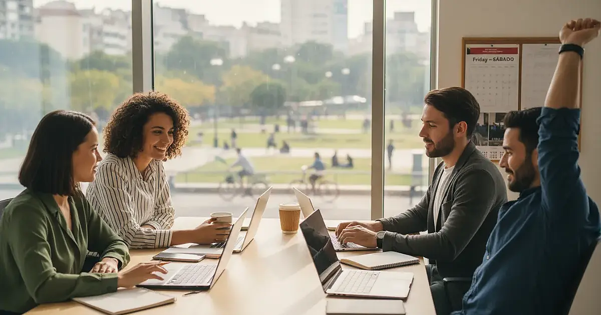 Semana de 4 dias: o experimento real que está desafiando a lógica das empresas e da economia