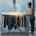 Adeus ao varal tradicional: como o secador elétrico resolve o drama da roupa úmida em dias de chuva