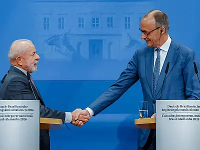 Lula e Friedrich Merz defenderam diplomacia em encontro oficial na Alemanha.