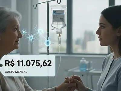 O lecanemabe atua removendo proteínas tóxicas do cérebro para retardar a evolução do Alzheimer.