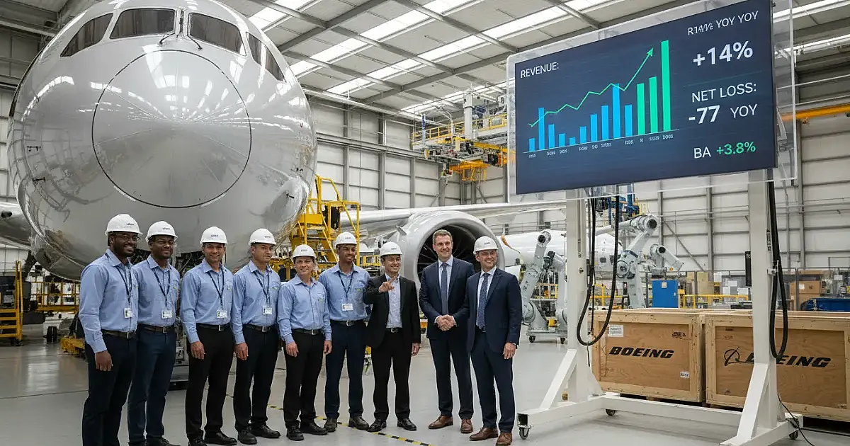 Boeing surpreende o mercado e sinaliza recuperação com salto na receita em 2026