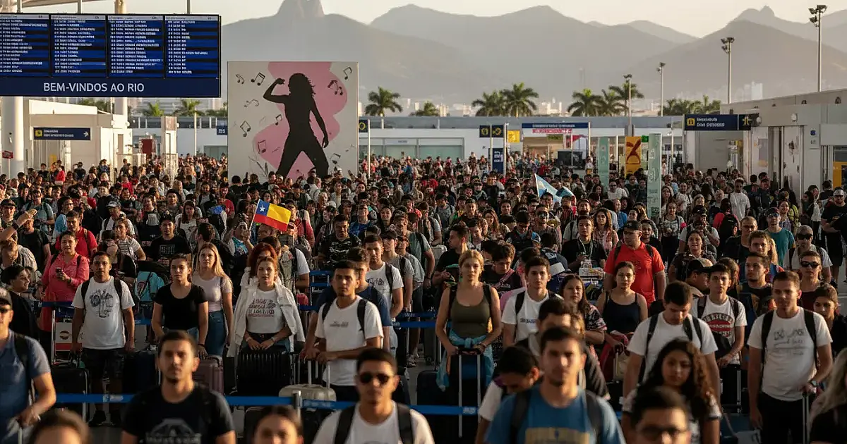 Efeito Shakira: Galeão prevê invasão de 314 mil turistas para show em Copacabana