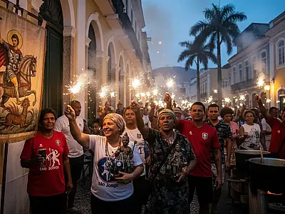 Devotos celebram o Dia de São Jorge com missas e manifestações culturais que unem diferentes religiões no Brasil.