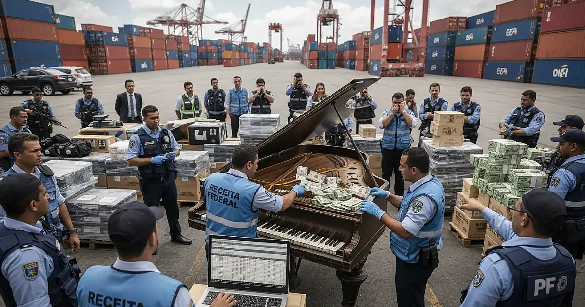 Receita Federal convoca força-tarefa nacional após esquema bilionário no Porto do Rio