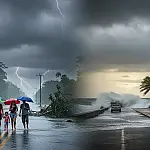 Feriado de Tiradentes sob alerta: chuvas intensas e ventanias ameaçam o fim de semana no Brasil