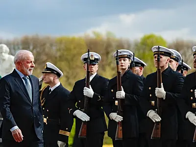Lula participa de agenda oficial na Alemanha durante abertura da Feira de Hannover.