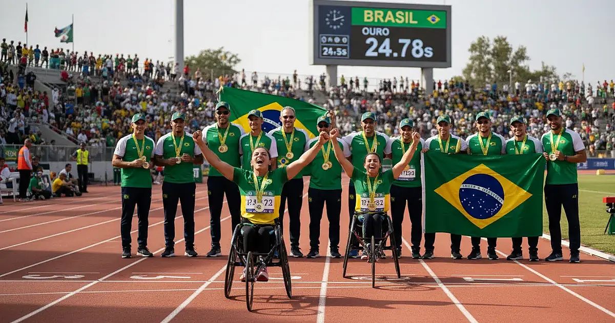Hegemonia absoluta: Brasil domina Grand Prix de atletismo paralímpico no Marrocos