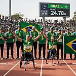 Hegemonia absoluta: Brasil domina Grand Prix de atletismo paralímpico no Marrocos