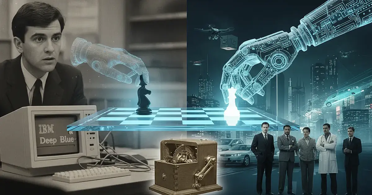 A evolução da inteligência artificial: do xeque-mate histórico ao domínio da realidade cotidiana