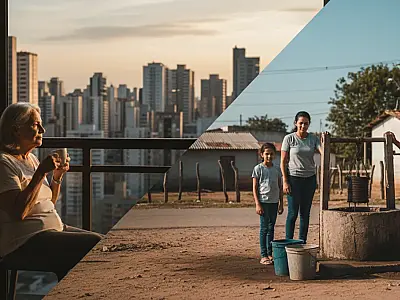 A pirâmide etária brasileira mostra um estreitamento da base e um alargamento do topo, refletindo o envelhecimento da população. Foto: IBGE/Divulgação