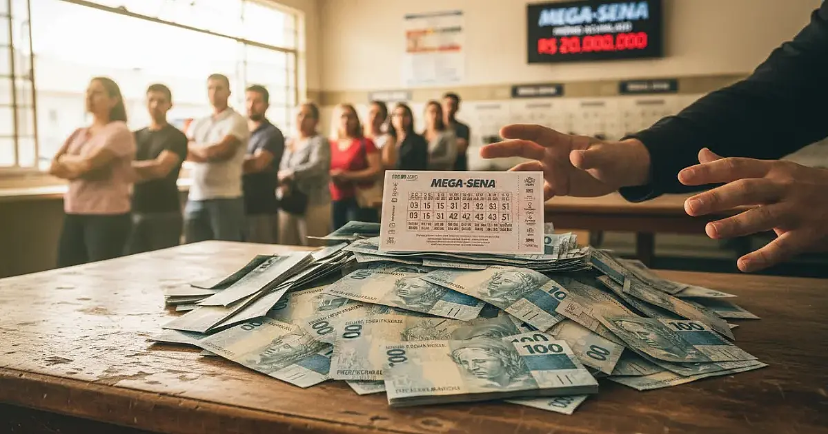 Mega-Sena acumula e prêmio de R$ 20 milhões desafia a sorte de apostadores