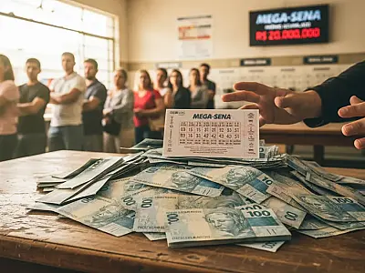 Prêmio acumulado da Mega-Sena atrai apostadores em busca de independência financeira.