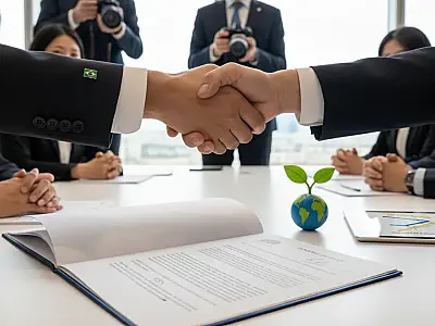 Sede da OCDE em Paris, onde o Brasil formalizou sua entrada no programa de cooperação científica agrícola.