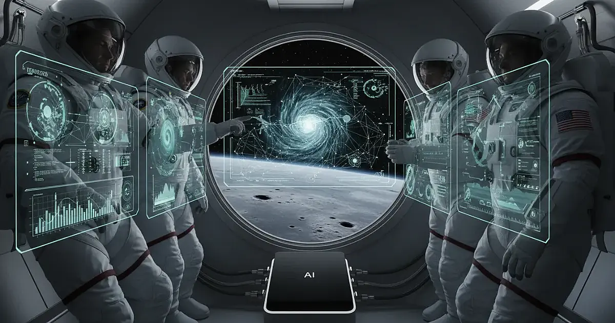 A inteligência artificial assume o controle invisível da NASA na volta à Lua