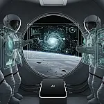 A inteligência artificial assume o controle invisível da NASA na volta à Lua