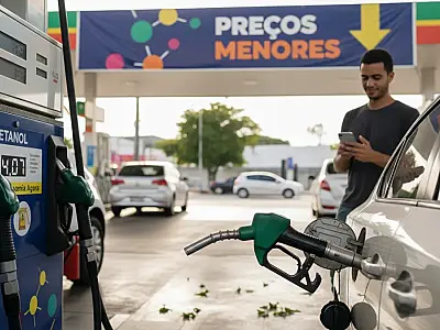 Motoristas encontram preços mais baixos para o etanol em postos de quase todo o Brasil após novo levantamento da ANP.
