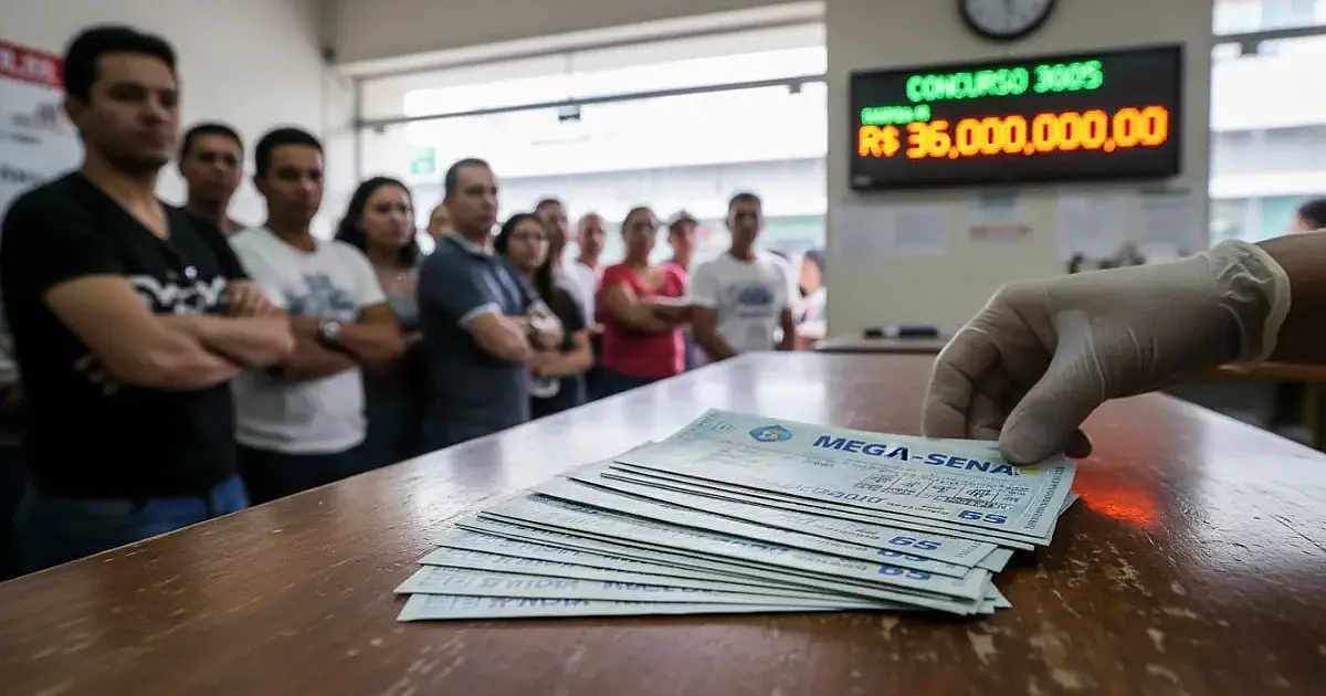 Mega-Sena sorteia R$ 36 milhões: entenda por que o prêmio saltou nesta quinta
