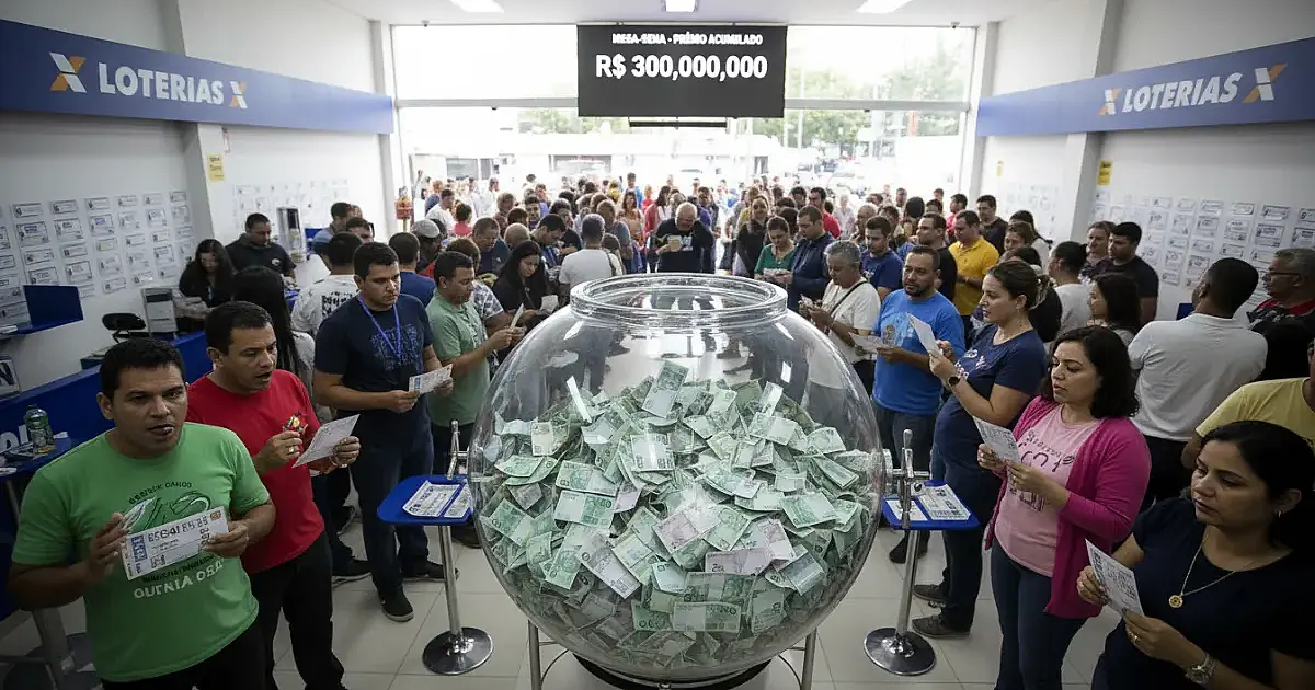 Mega-Sena acumula e prêmio de R$ 300 milhões desafia a sorte no próximo sorteio