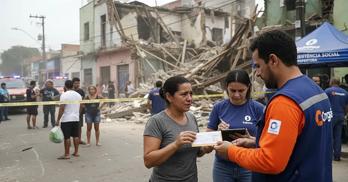Explosão no Jaguaré: Comgás e Sabesp liberam auxílio emergencial de R$ 2 mil