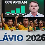 Fidelidade à prova: 88% da base de Flávio Bolsonaro ignora crise 'Dark Horse' e apoia candidatura