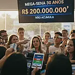 Mega-Sena 30 Anos: Apostas começam com prêmio estimado em R$ 200 milhões