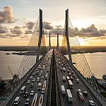 A gigante de Laguna: como a 2ª ponte mais larga do Brasil destravou o trânsito no Sul