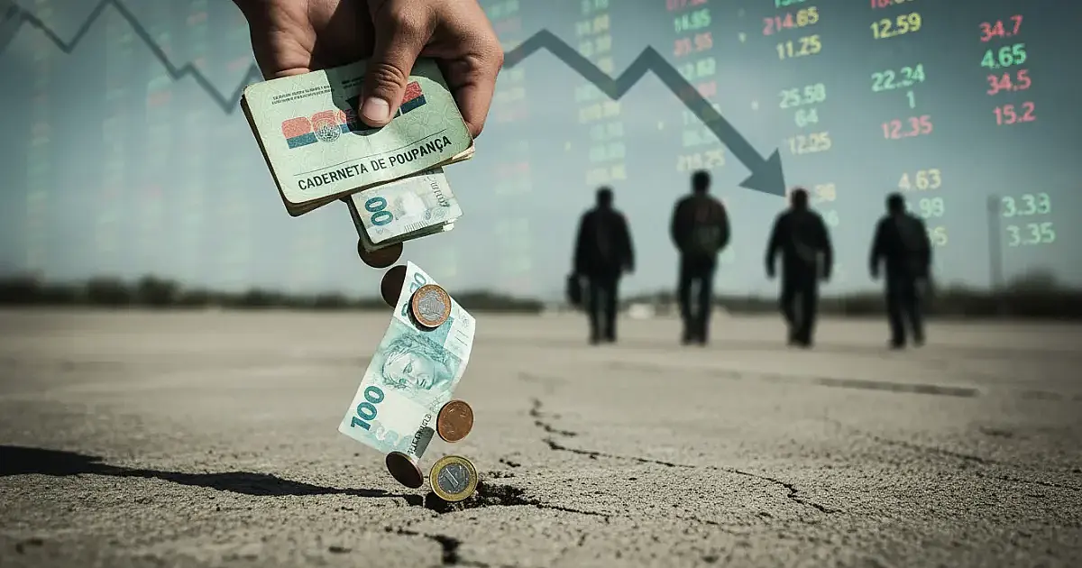 Poupança perde fôlego: brasileiros retiram R$ 476 milhões da aplicação