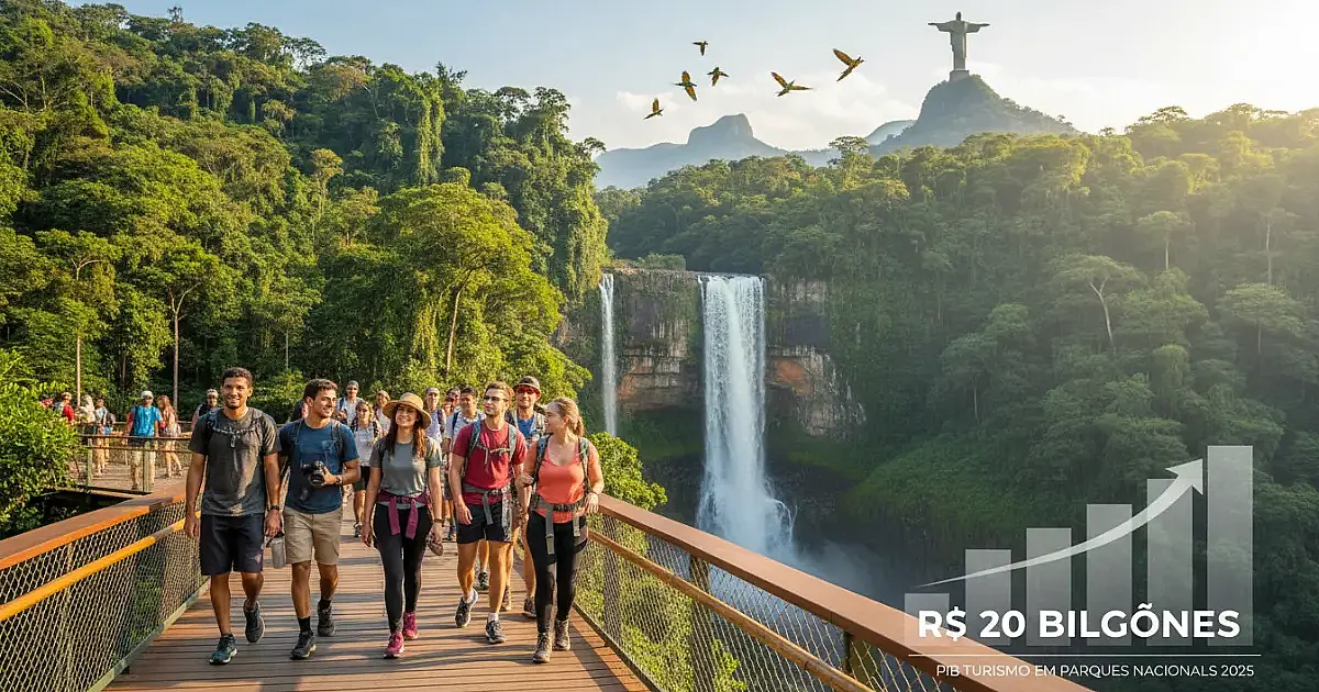O Brasil redescobre a natureza: turismo em parques gera R$ 20 bilhões para o PIB