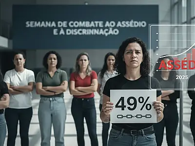 Dados do Fórum Brasileiro de Segurança Pública apontam que assédio atingiu patamar recorde em 2025.
