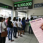 Mega-Sena acumula e prêmio de R$ 16 milhões abre semana de apostas