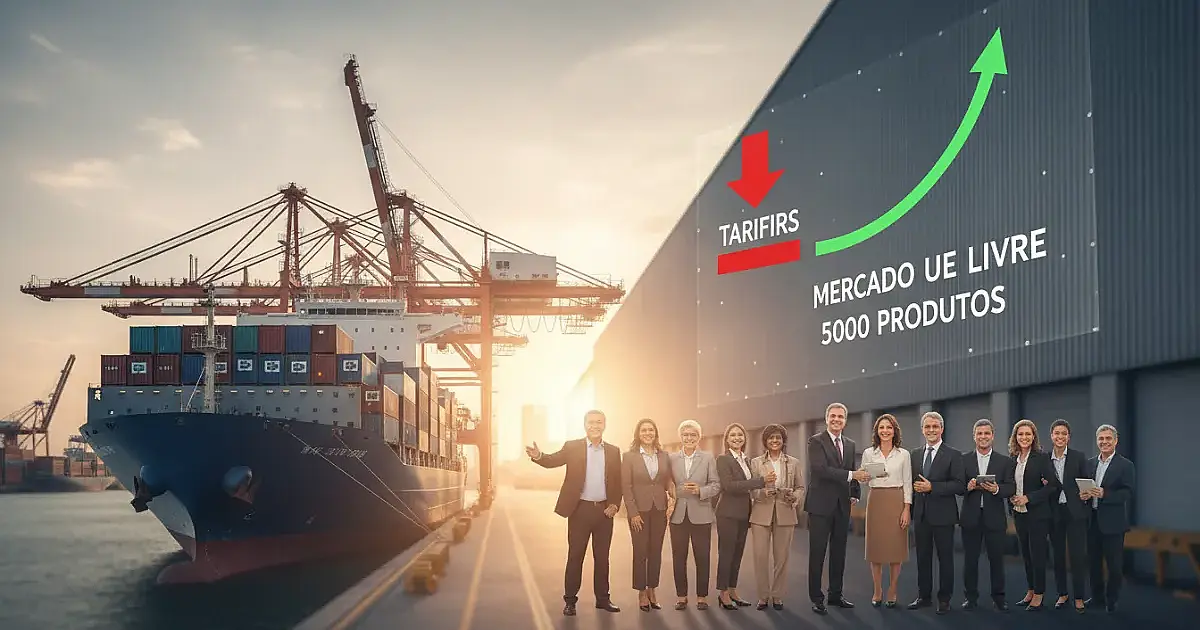 Acordo Mercosul-UE: Fim de tarifas em 5 mil produtos abre nova era para a indústria brasileira