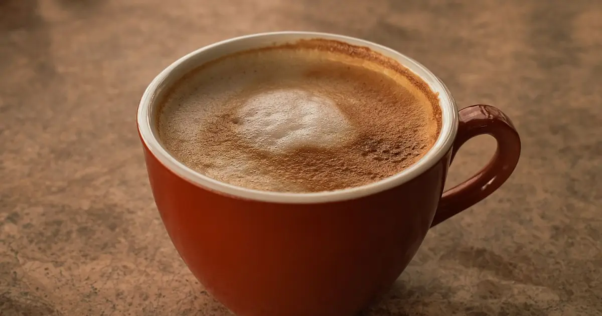 Xícara de café quente representando consumo diário da bebida