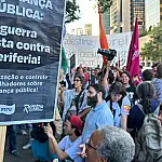 Cordão da Mentira realiza ato na Paulista em memória dos Crimes de Maio