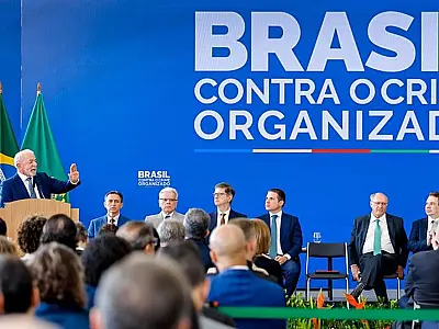 Lula lançou programa nacional de combate ao crime organizado em Brasília