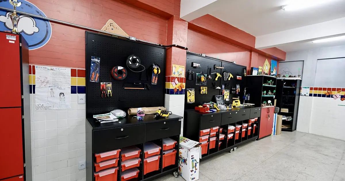 Estudantes participam de atividades tecnológicas em Sala Maker em João Pessoa